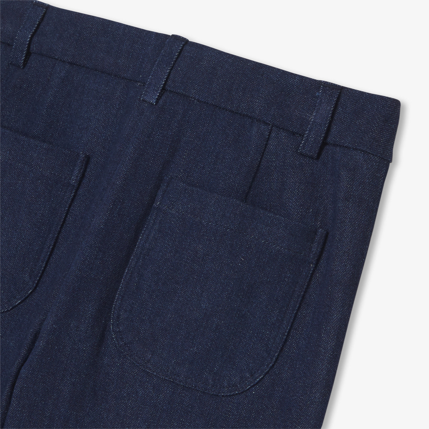 Girl wide-leg jeans - denim fonce