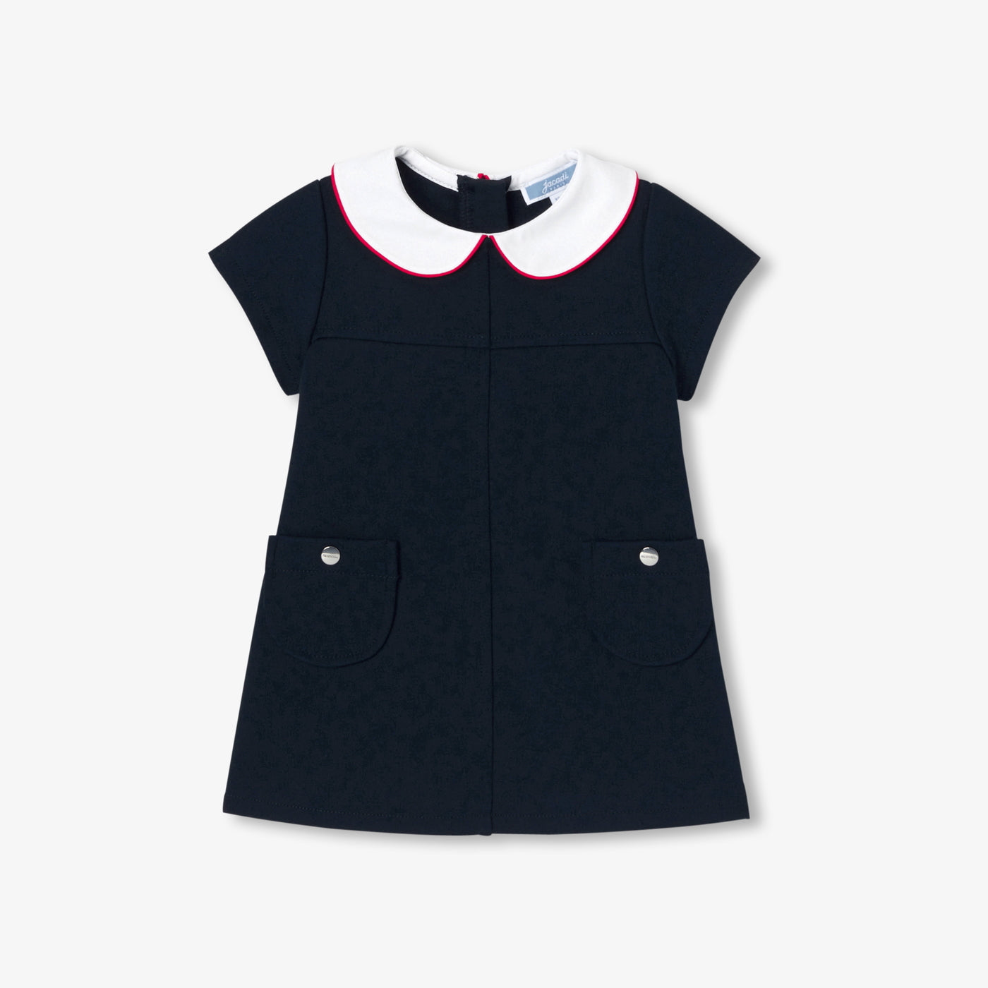 Baby girl short-sleeved dress - marine jacadi