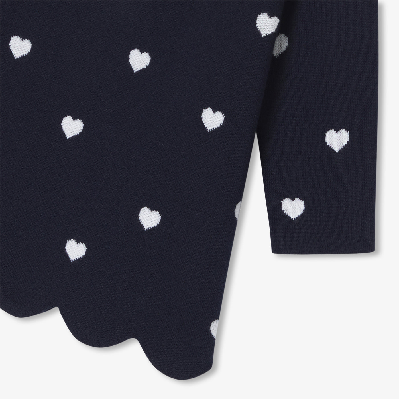 Baby girl cotton dress - marine jacadi