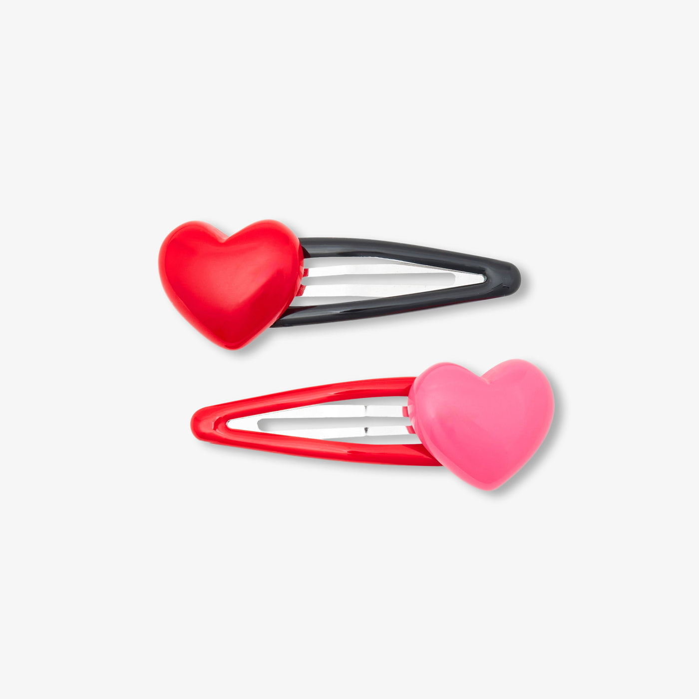 Girl click-clack barrettes duo - multico