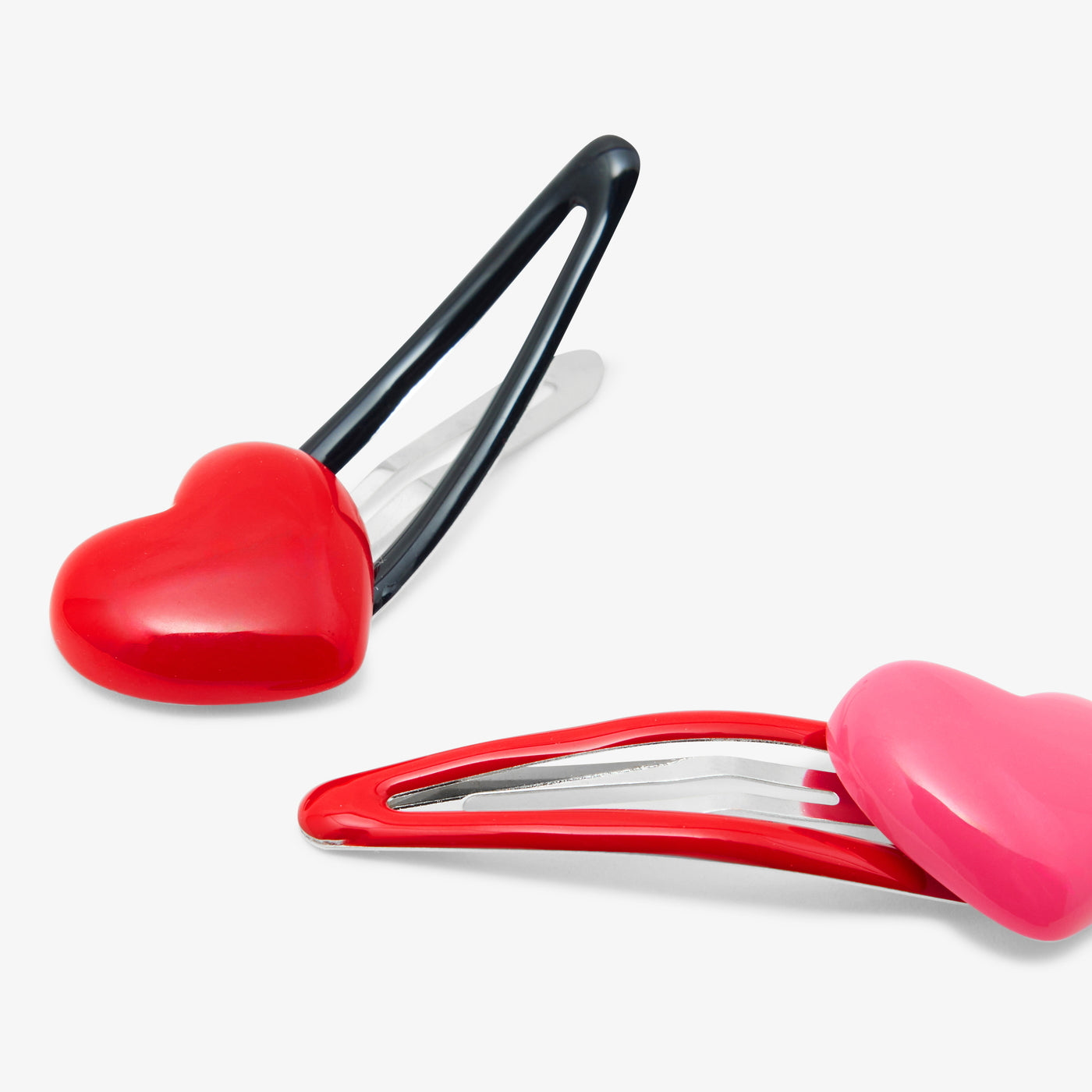 Girl click-clack barrettes duo - multico