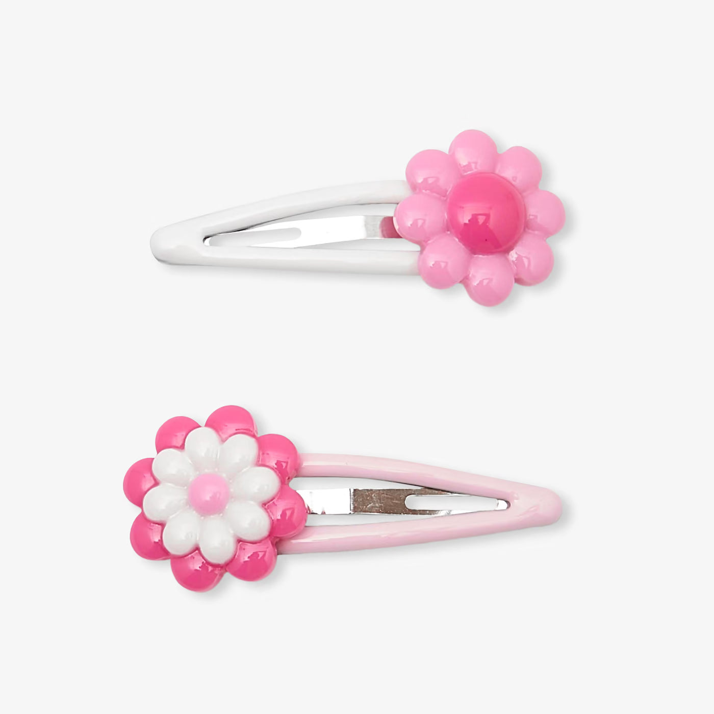 Baby girl barrette duo - pink/multicolor