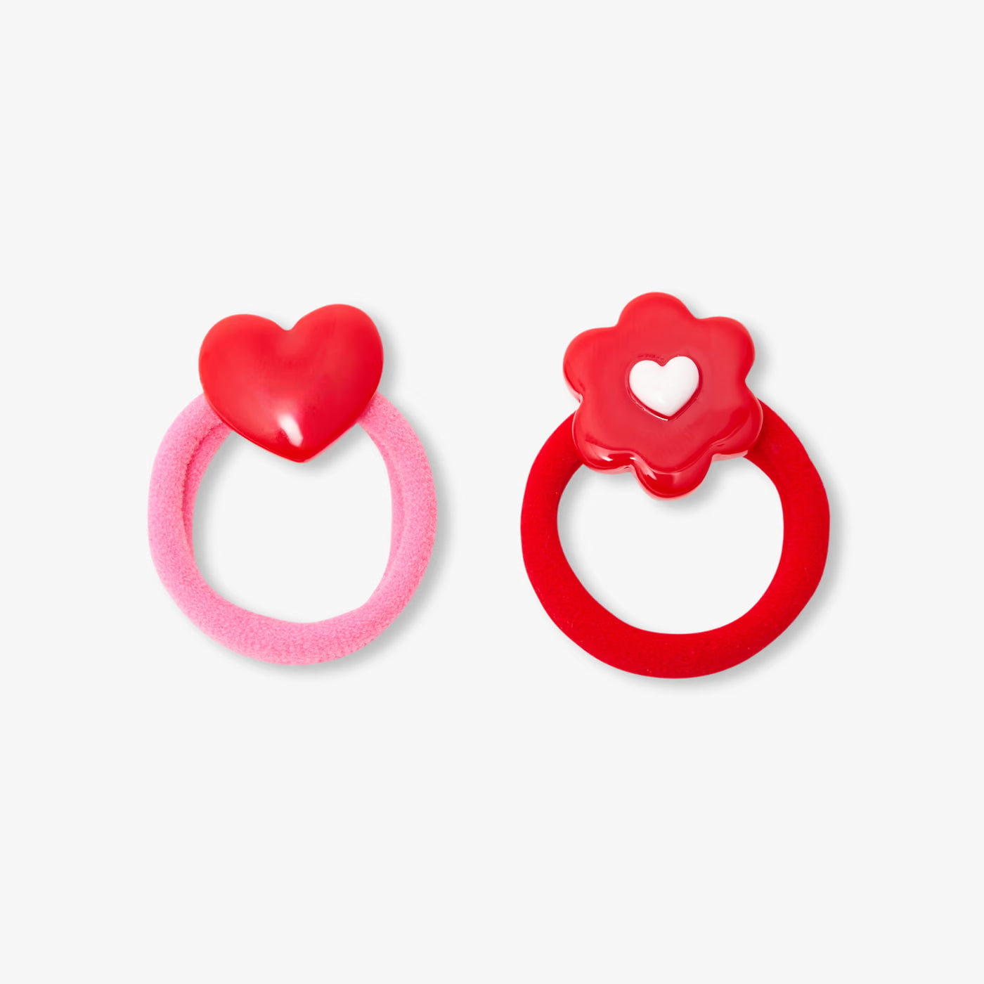 Baby girl elastic duo - red/multicolor