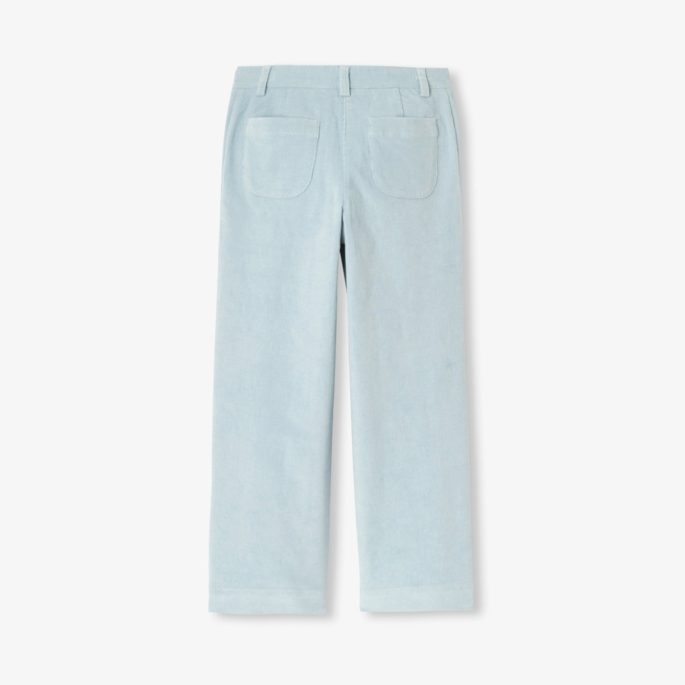 Girl milleraies velvet trousers - tilleul