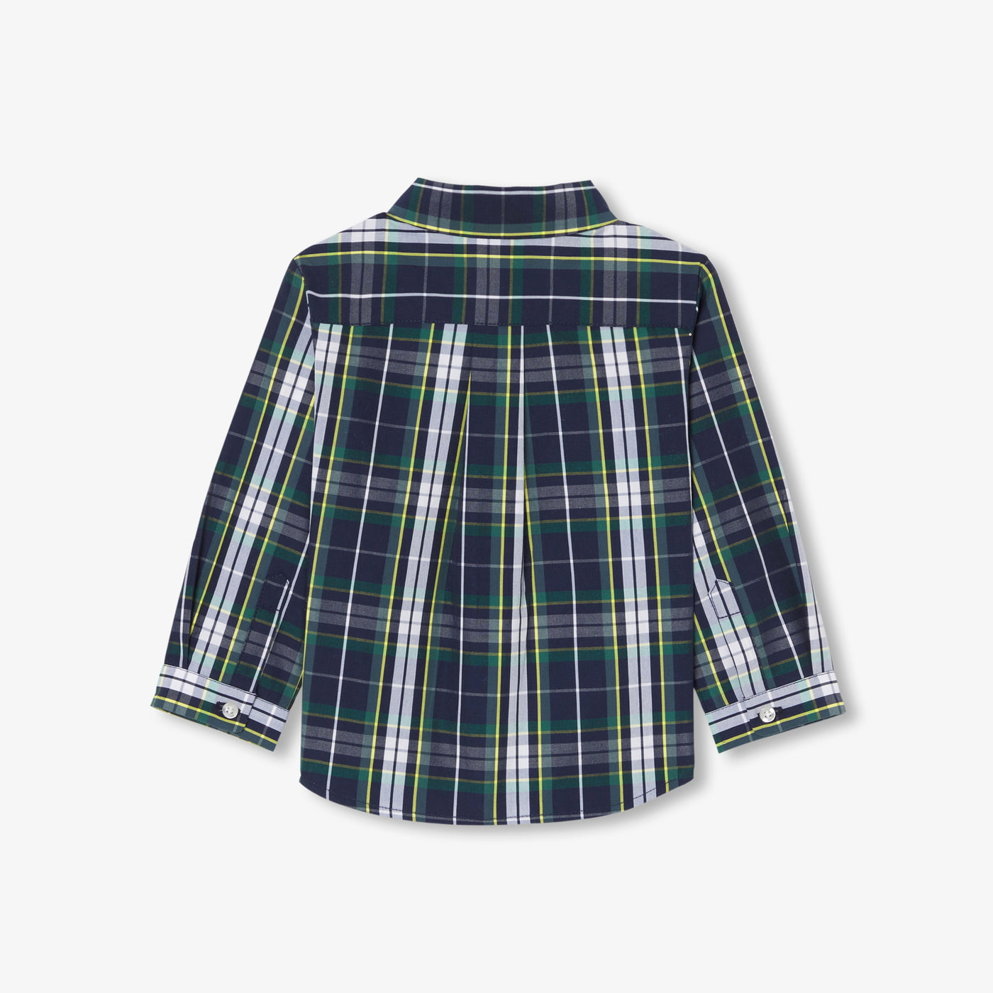 Baby tartan shirt - marine/multico