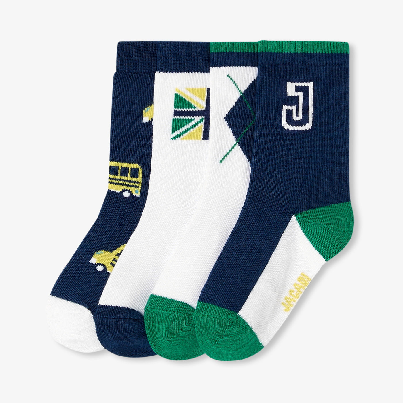 Set of 4 pairs of Boy socks - multico