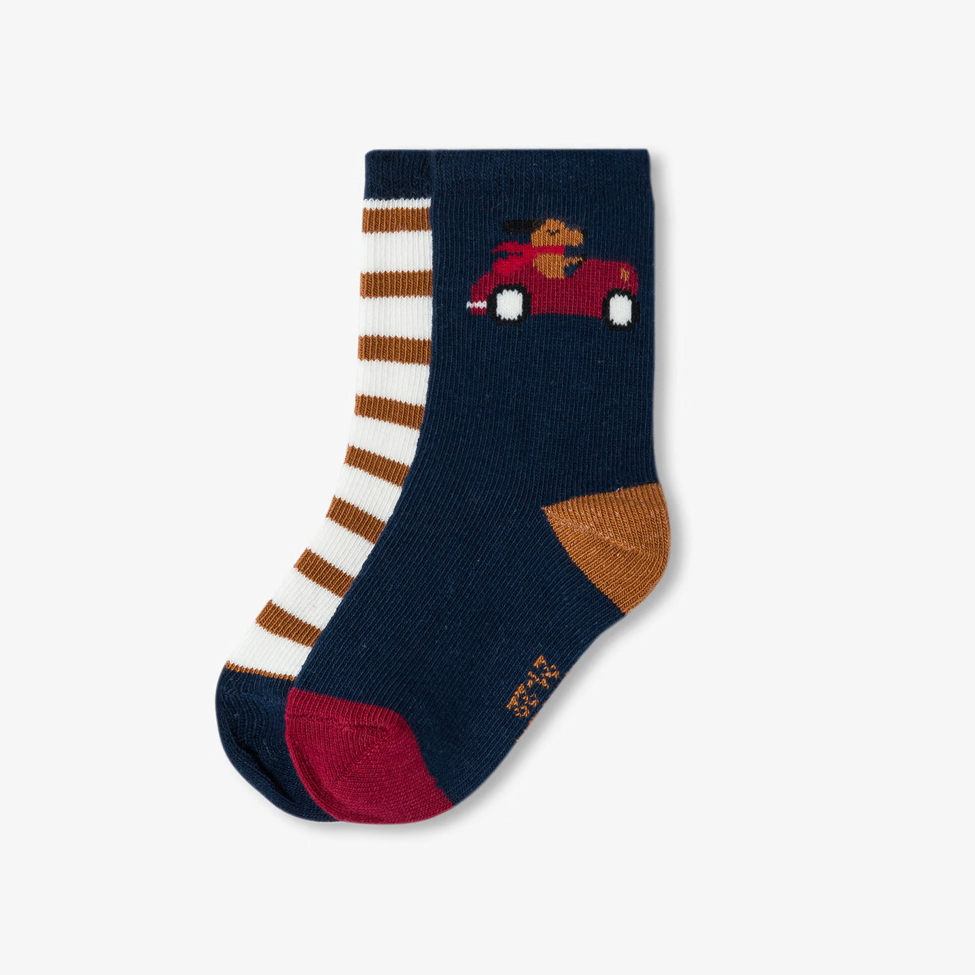 Baby boy duo of socks - multico