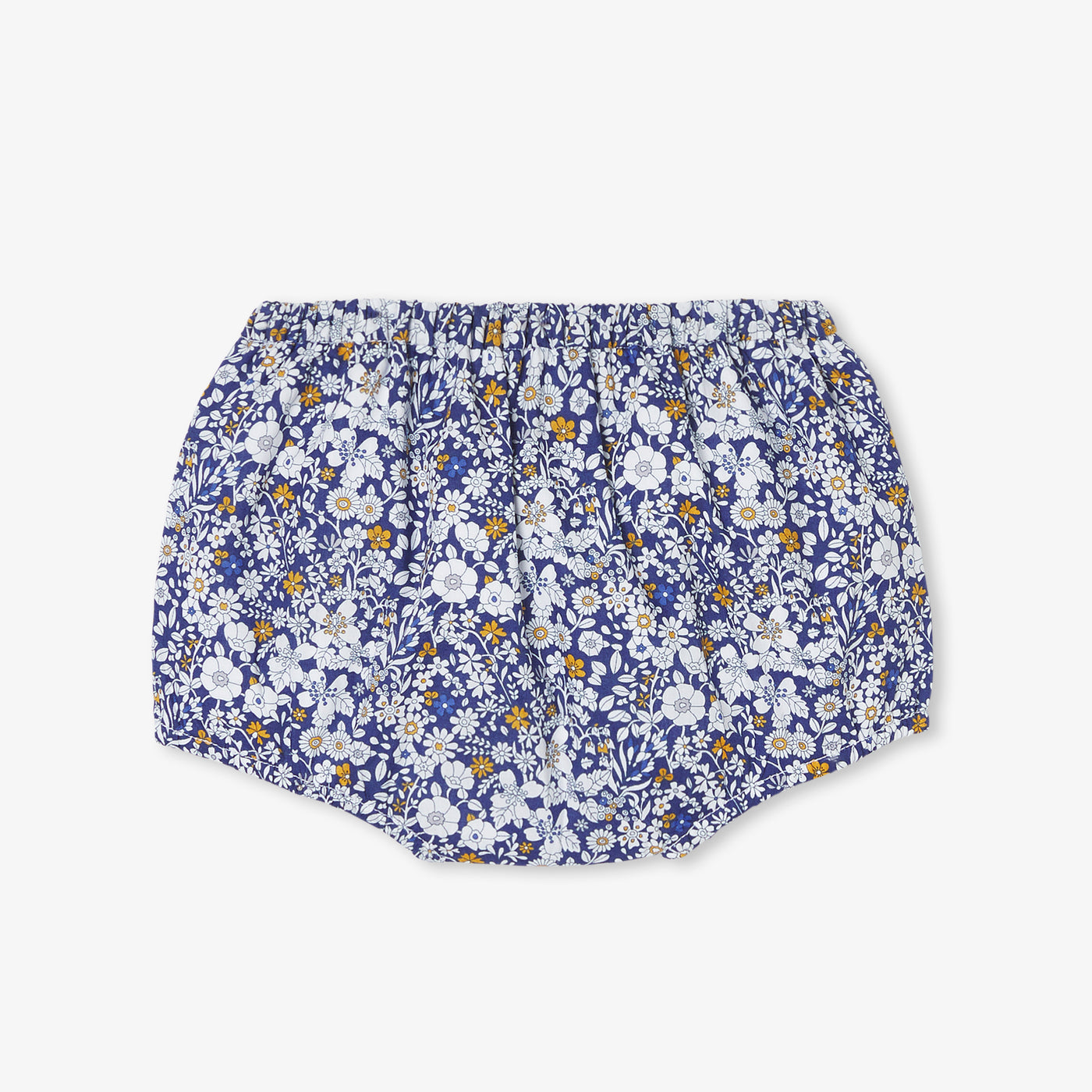 Baby girl bloomer in Liberty fabric - bleu/multico