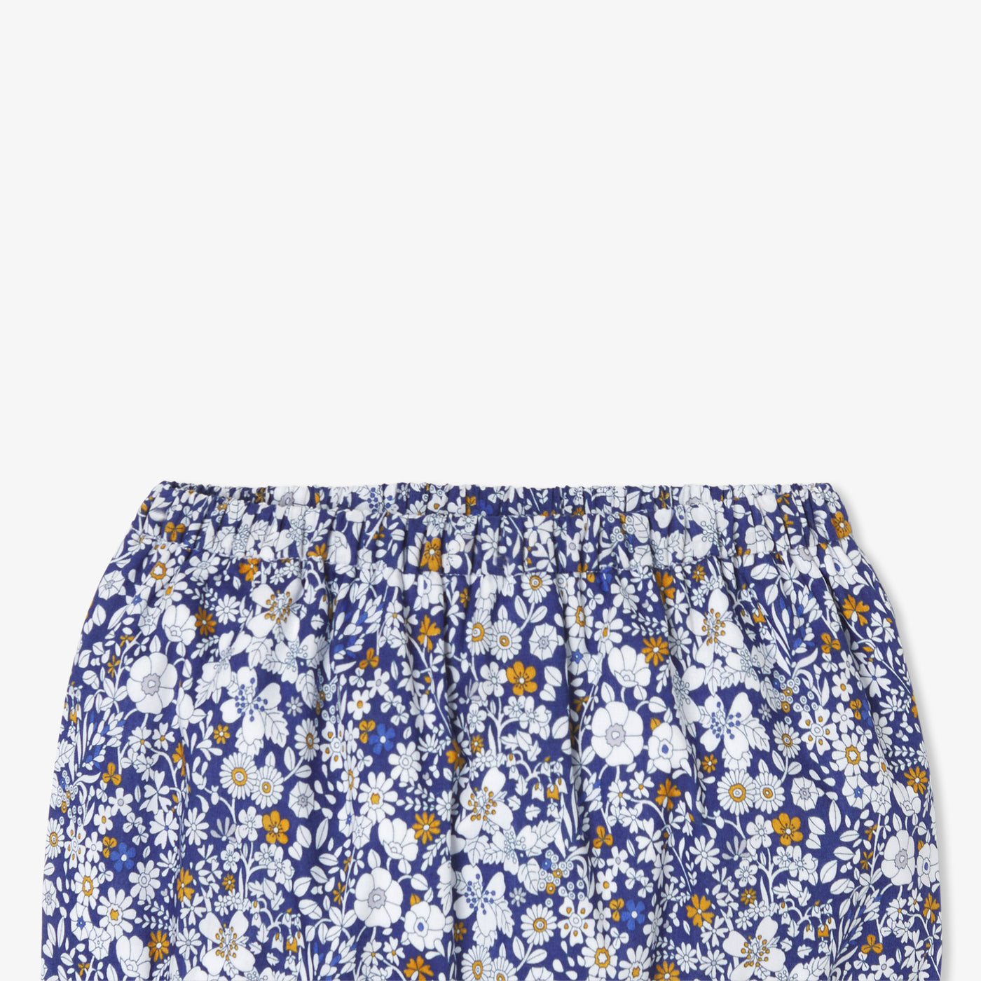 Baby girl bloomer in Liberty fabric - bleu/multico