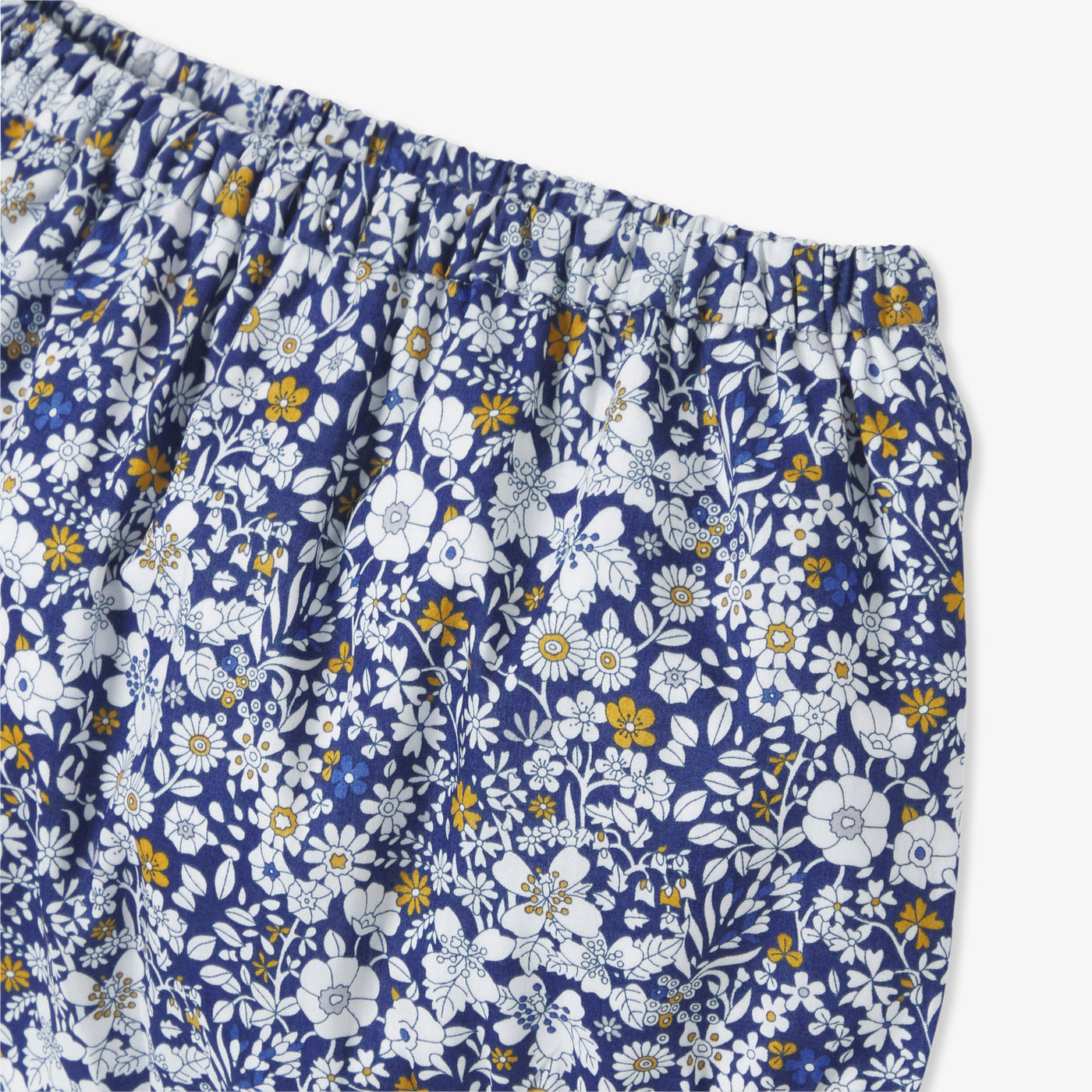 Baby girl bloomer in Liberty fabric - bleu/multico