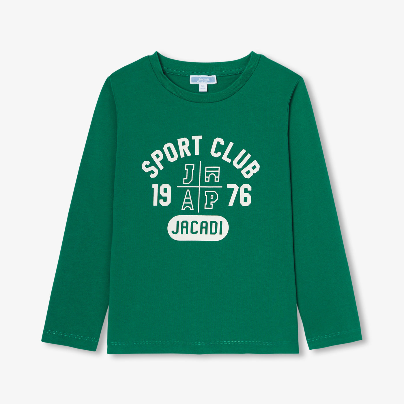 Boy cotton T-shirt - vert fonce