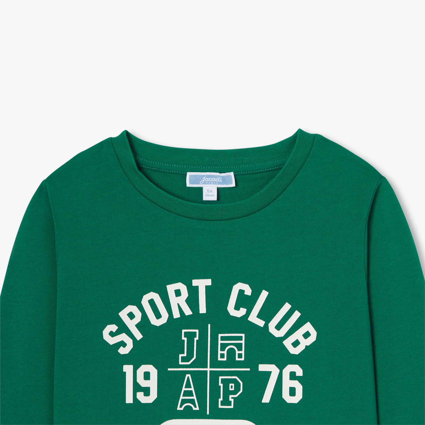 Boy cotton T-shirt - vert fonce