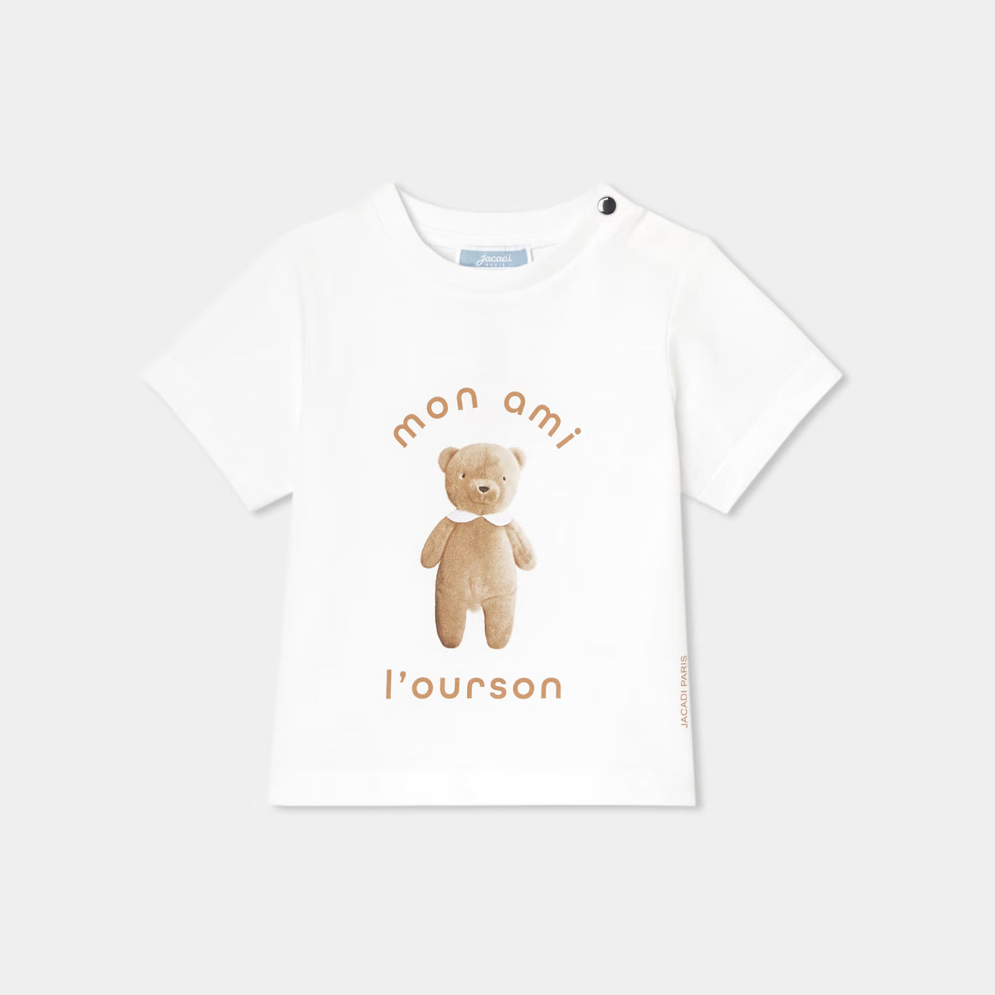 Baby boy cotton t-shirt - white jacadi