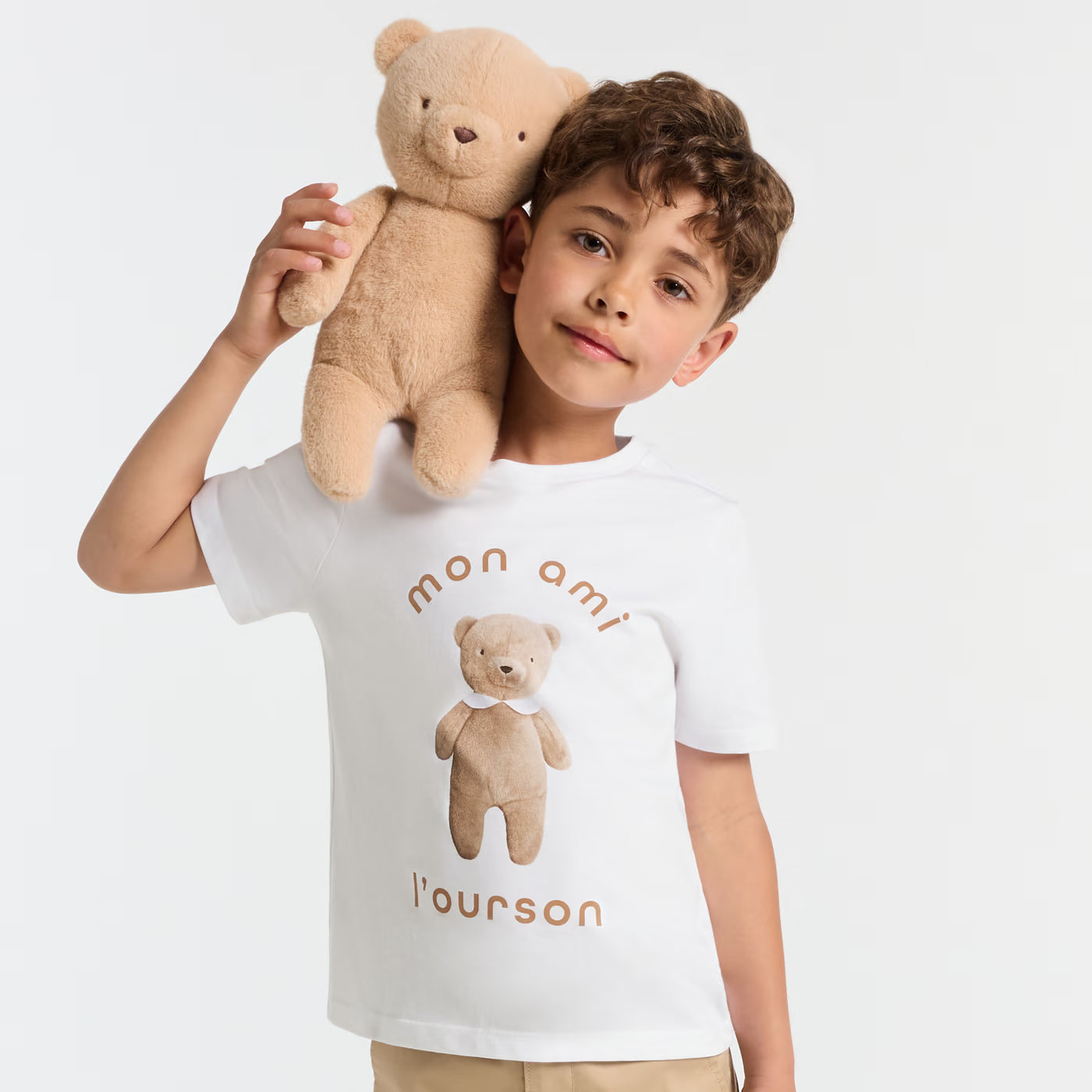 Children's cotton T-shirt - white jacadi