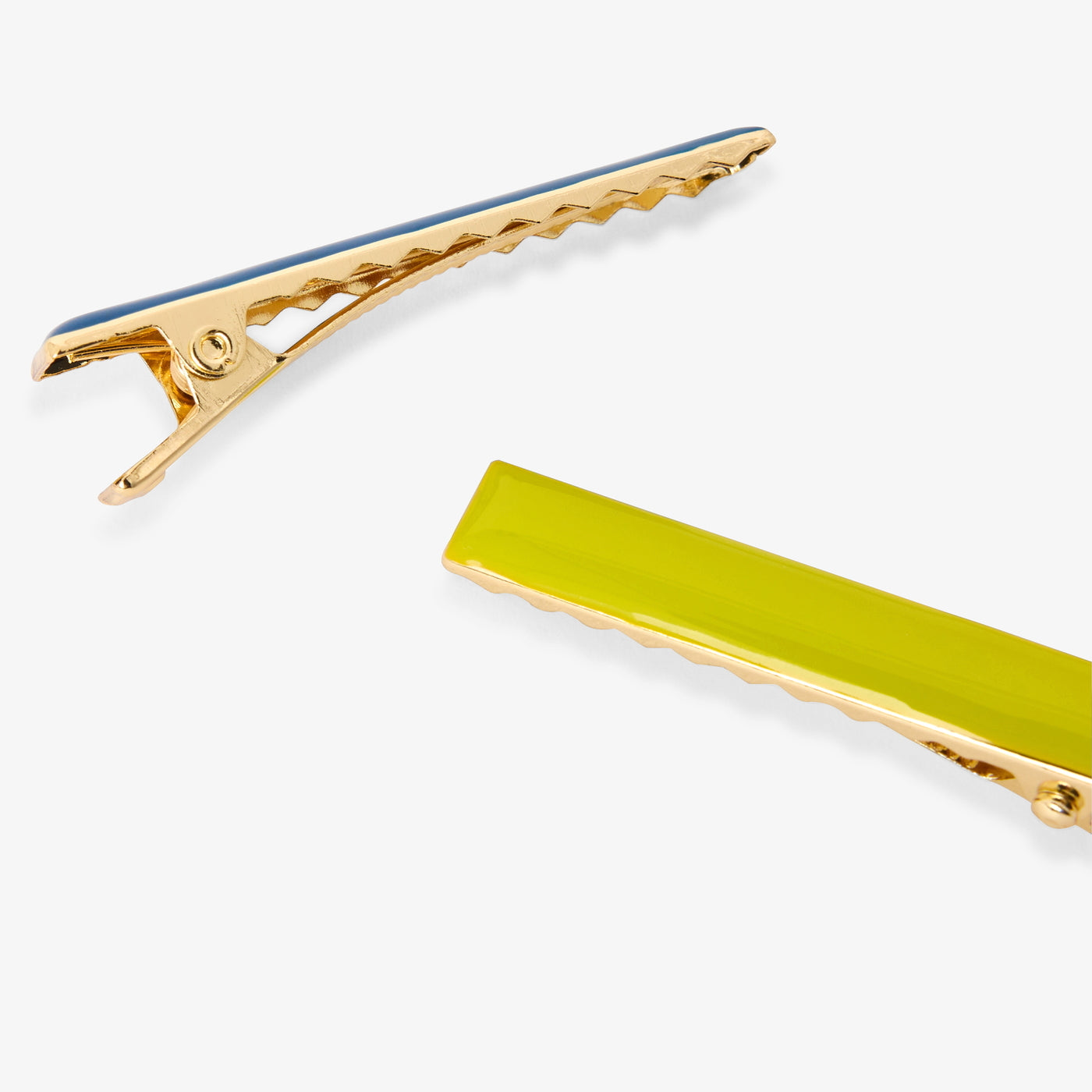 Girl hair clips set - bleu/vert
