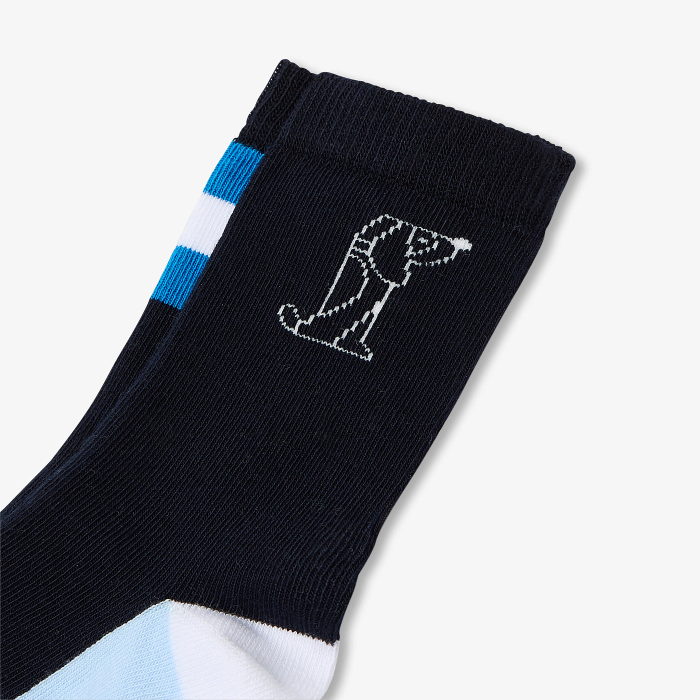Duo of Boy socks - marine/bleu