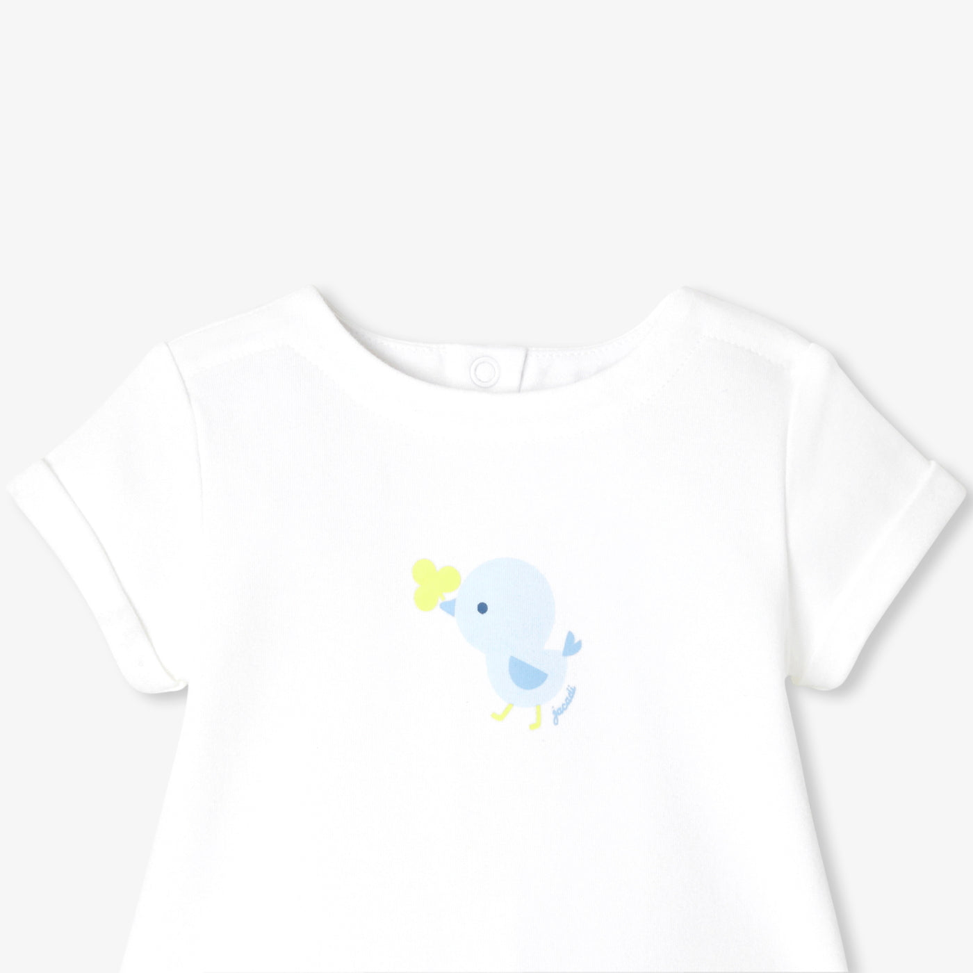 Baby boy cotton set - blanc/bleu