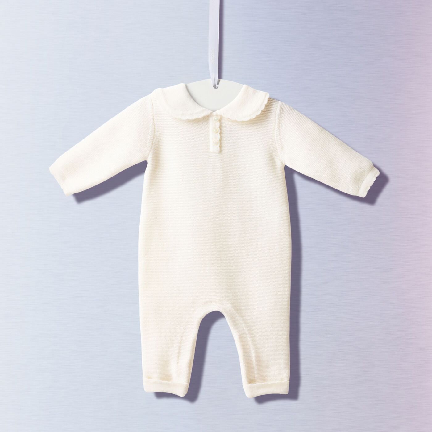 My first Jacadi baby jumpsuit - blanc doux jacadi