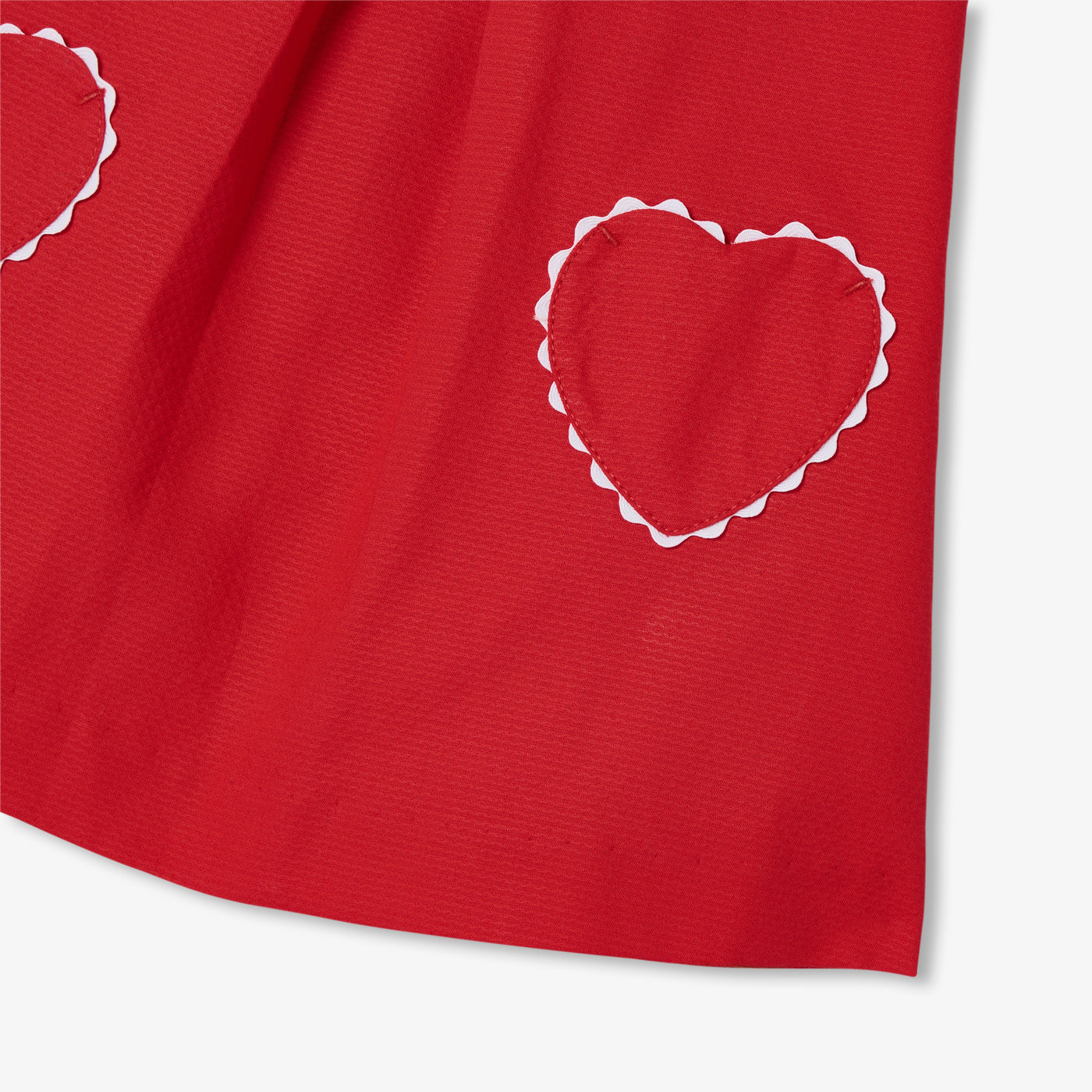 Baby girl sleeveless dress in cotton piqué - rouge jacadi