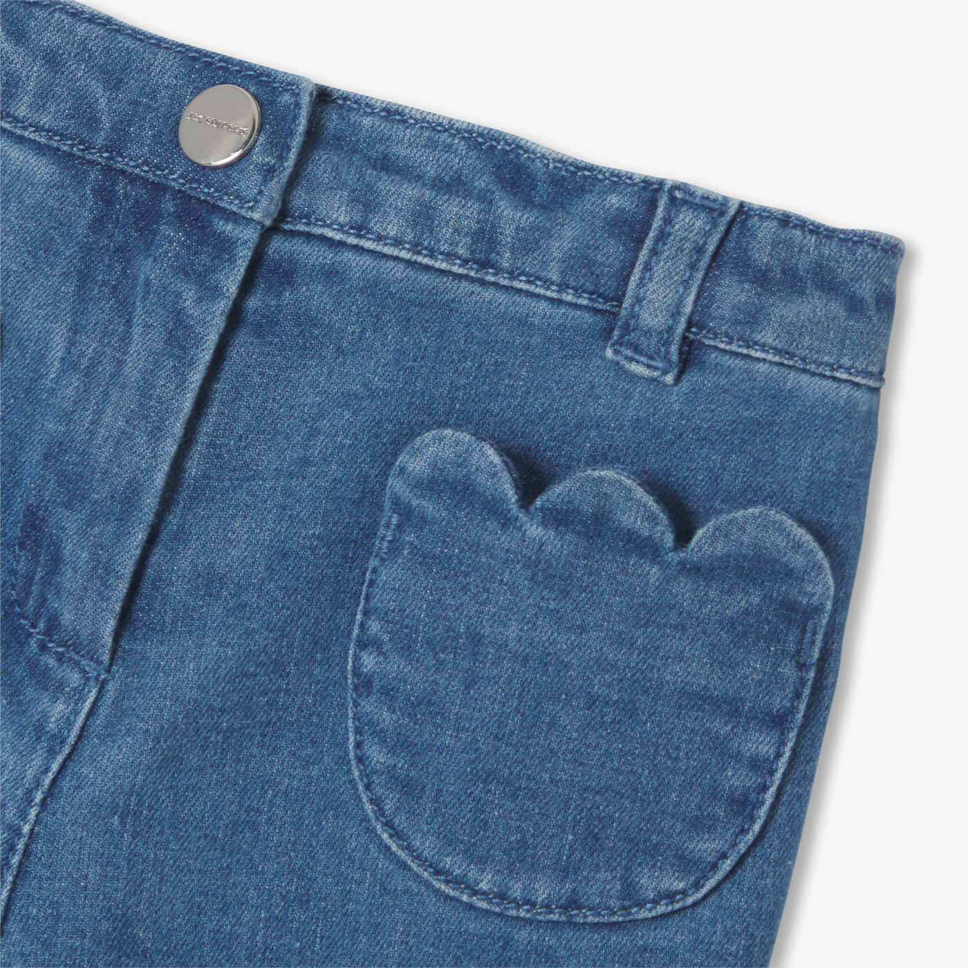 Baby girl comfort jeans - denim clair