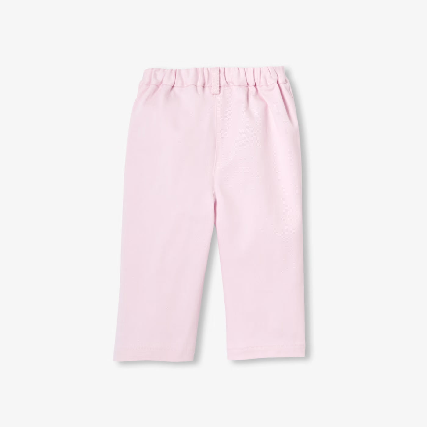 Baby girl trousers in cotton twill - rose pale jacadi
