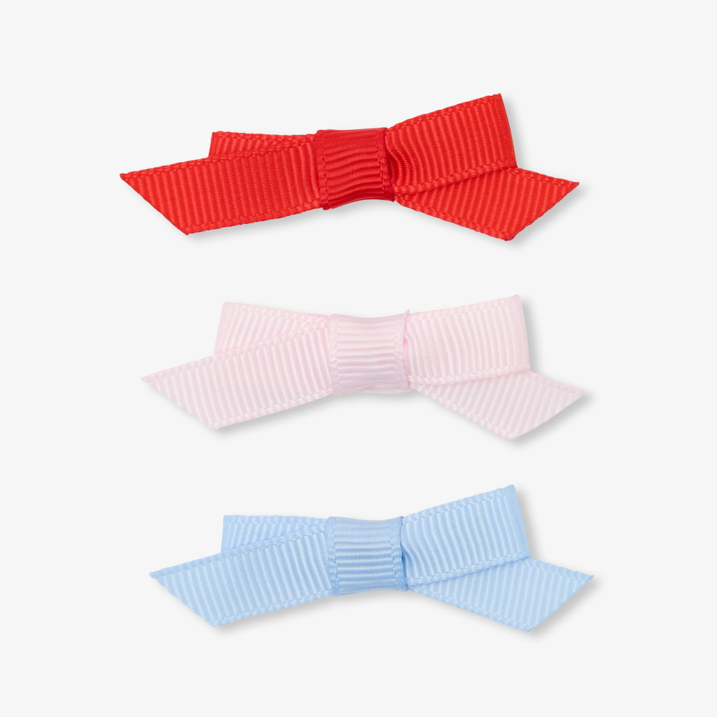 Baby girl set of mini baby crocodile clips - multico