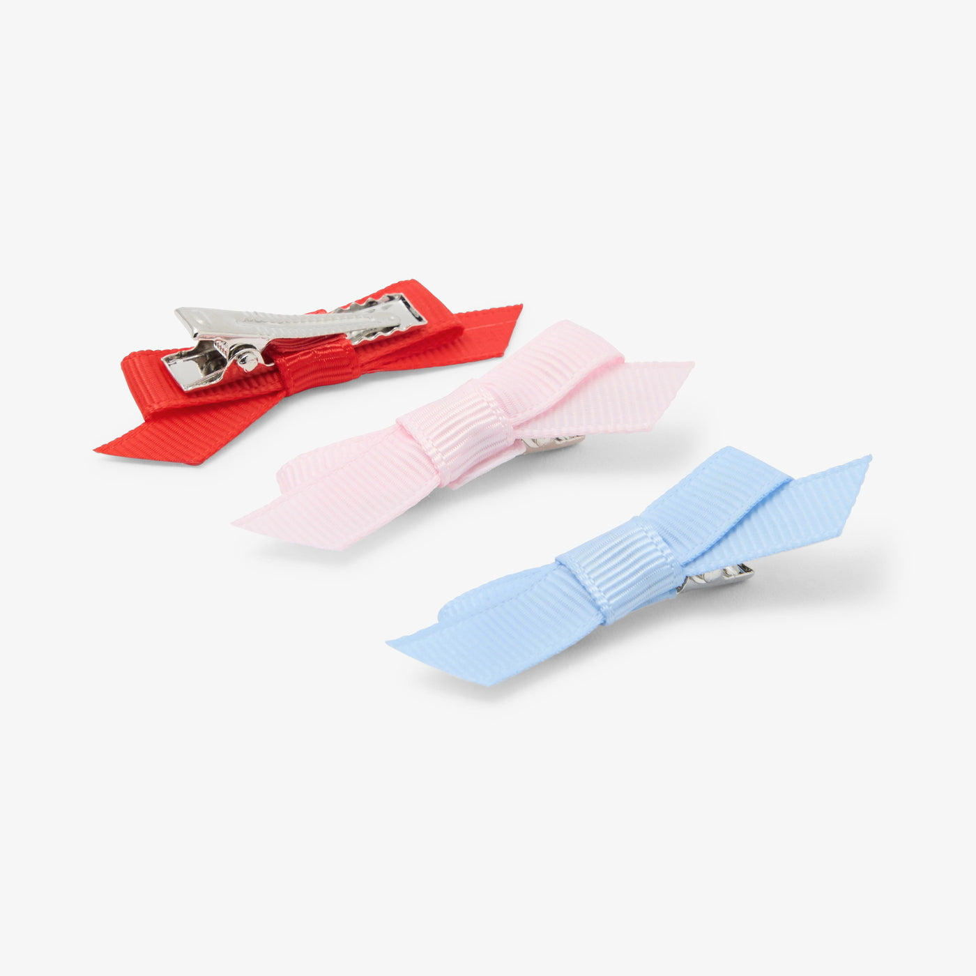 Baby girl set of mini baby crocodile clips - multico