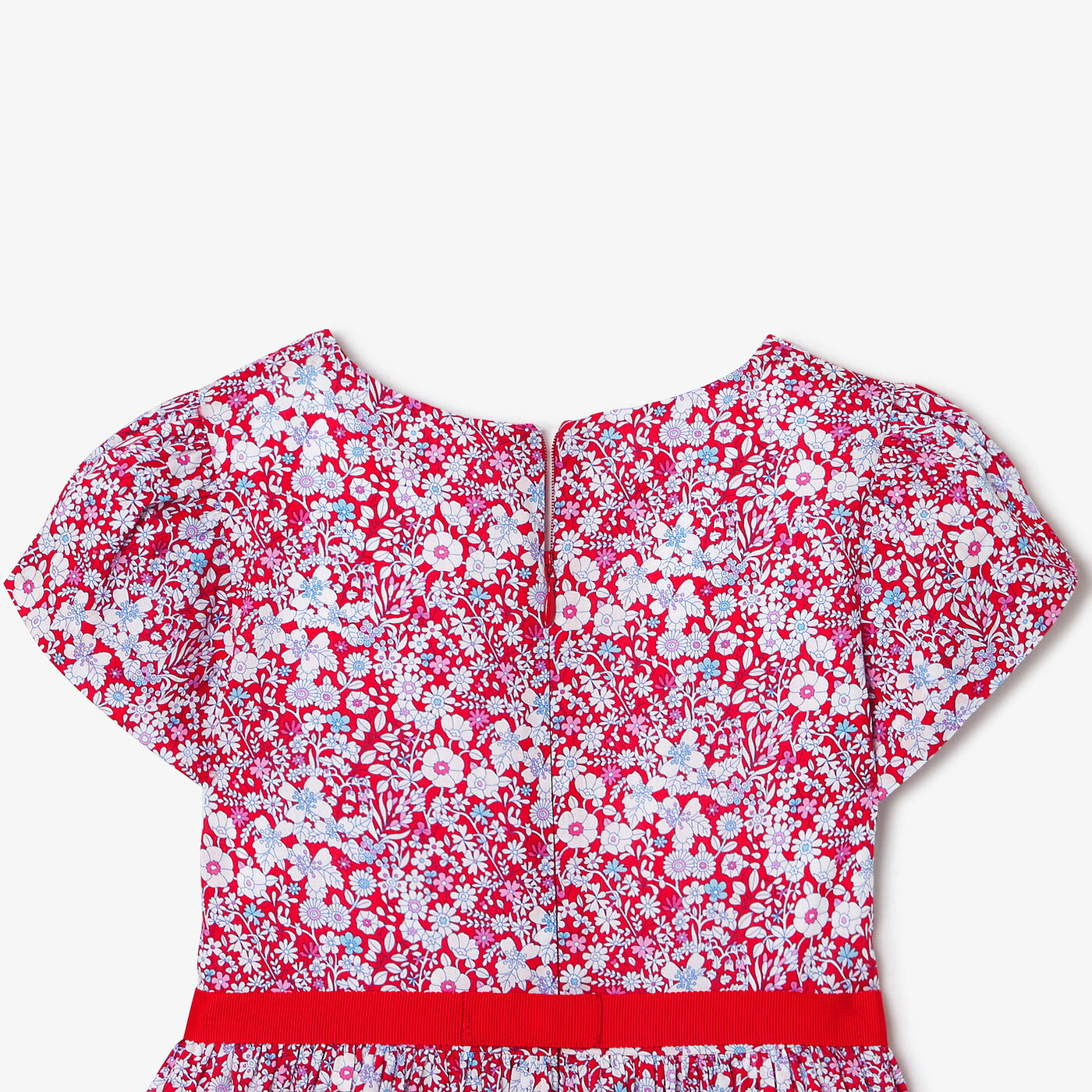 Girl Liberty fabric dress - rouge/multico