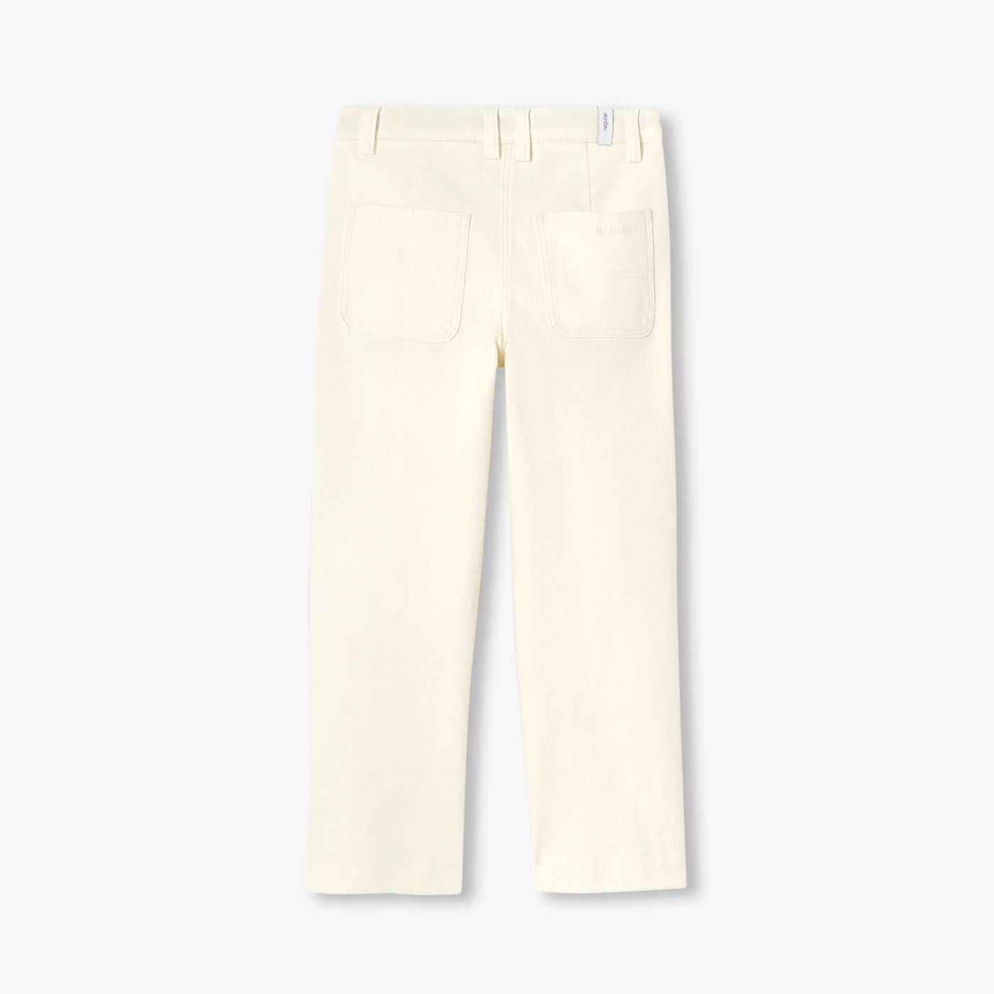 Boy twill chino pants - ecru