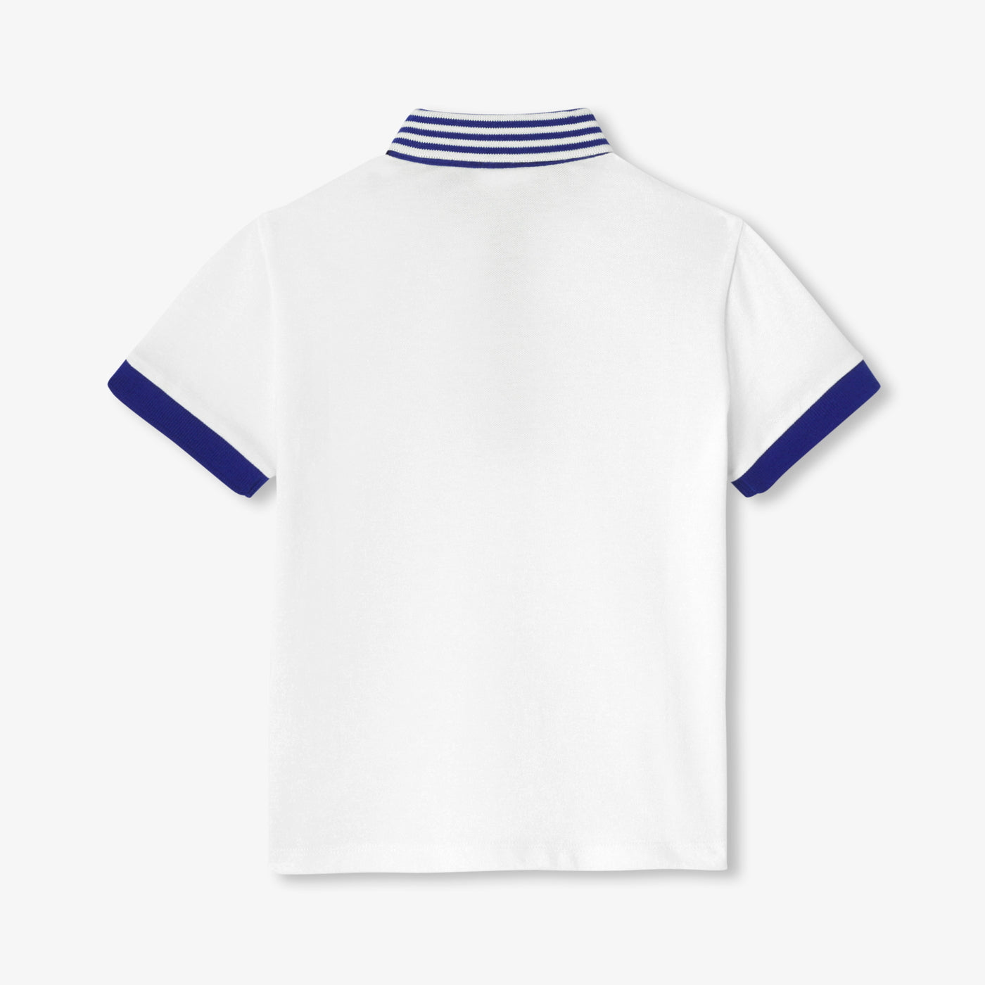 Short-sleeved polo shirt for boys - blanc doux jacadi