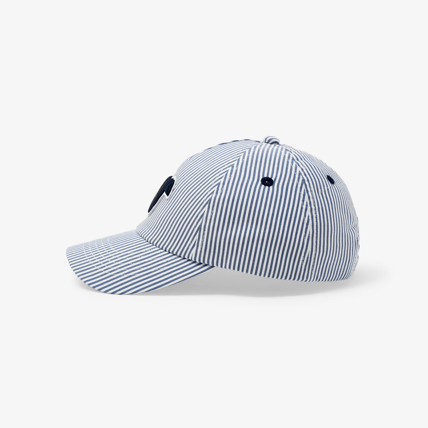 Child striped cotton cap - bleu/blanc