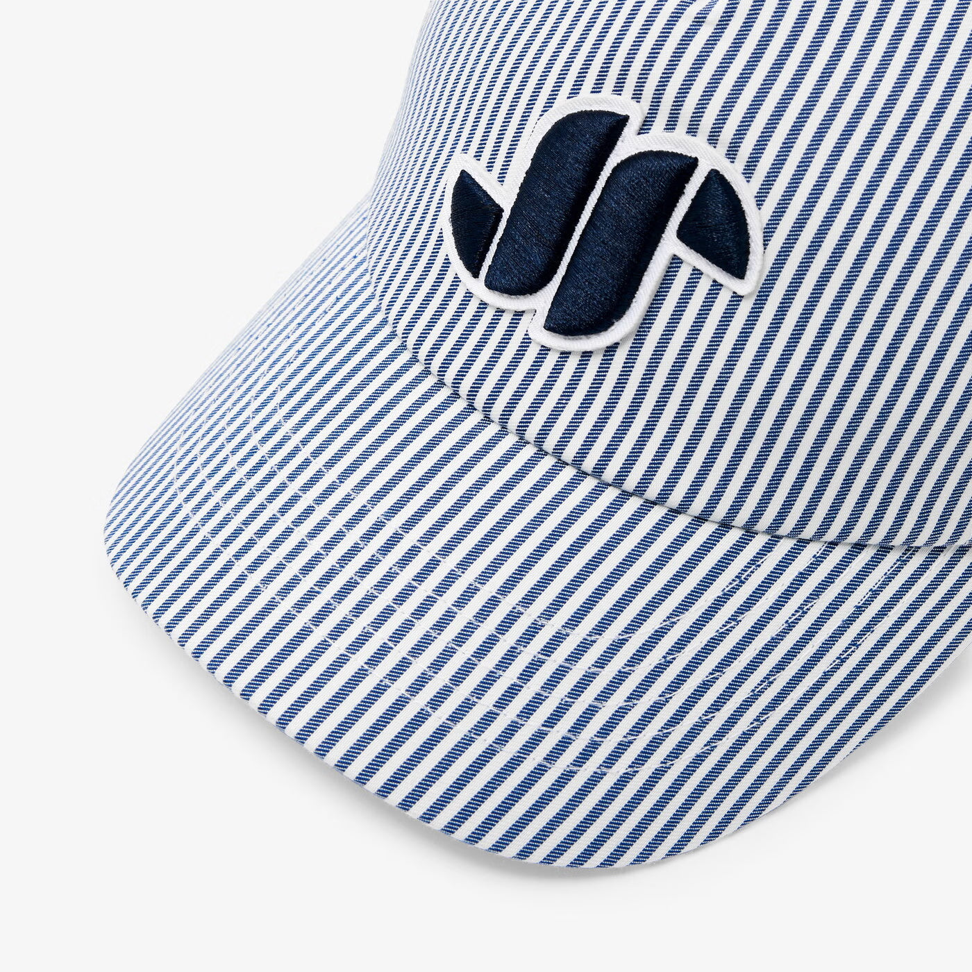 Child striped cotton cap - bleu/blanc