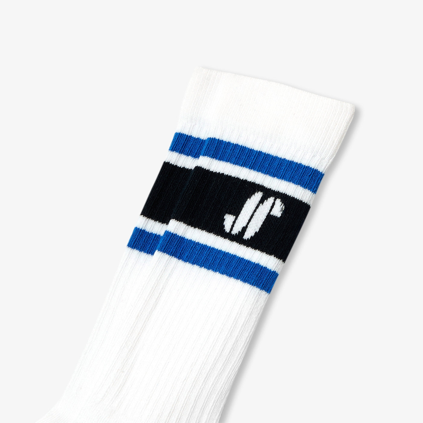 Child sports socks - blanc/bleu