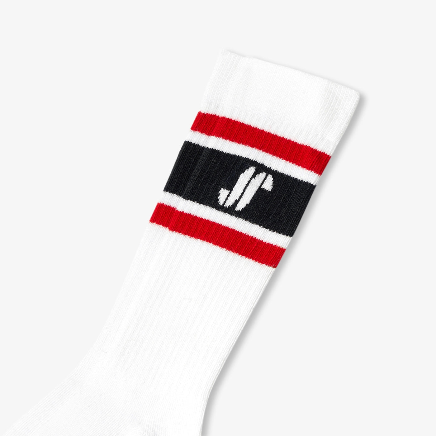 Child sports socks - blanc/rouge