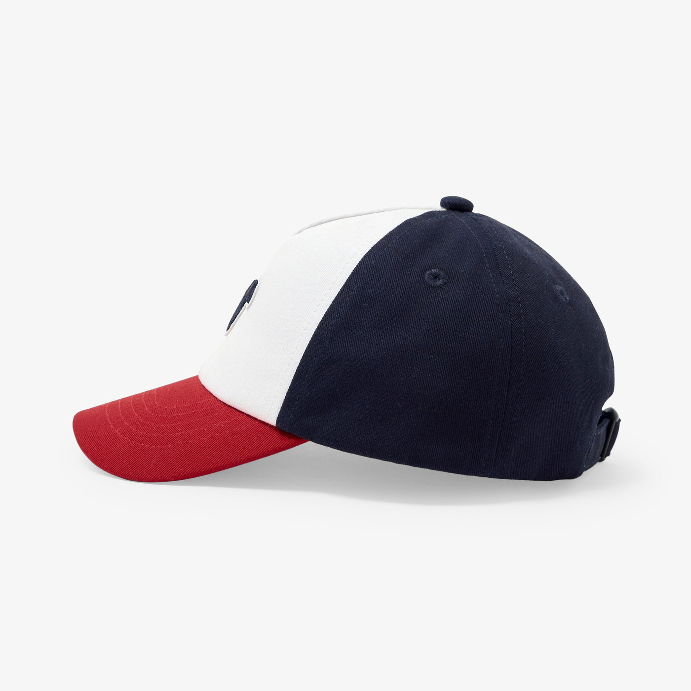 Baby tricolour cap - rouge/blanc