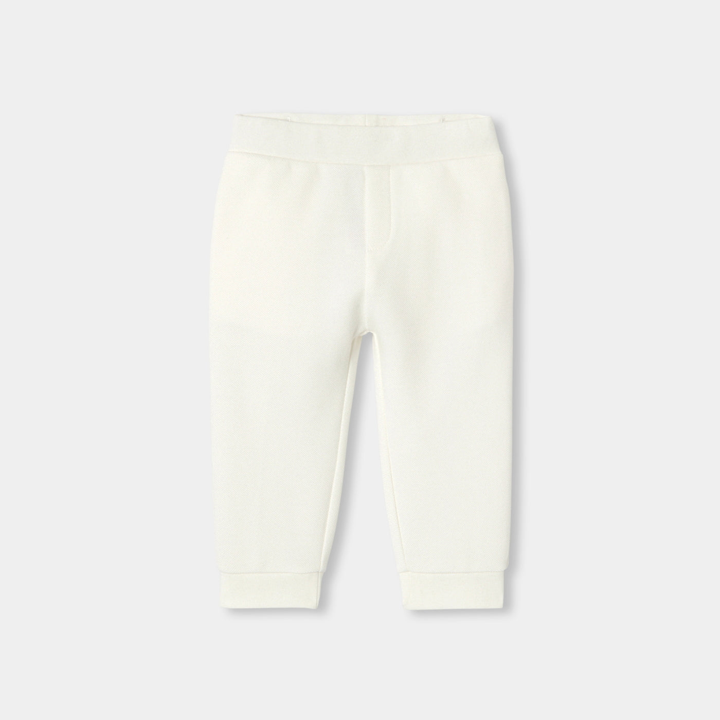 Baby jpiqué joggers - blanc doux jacadi