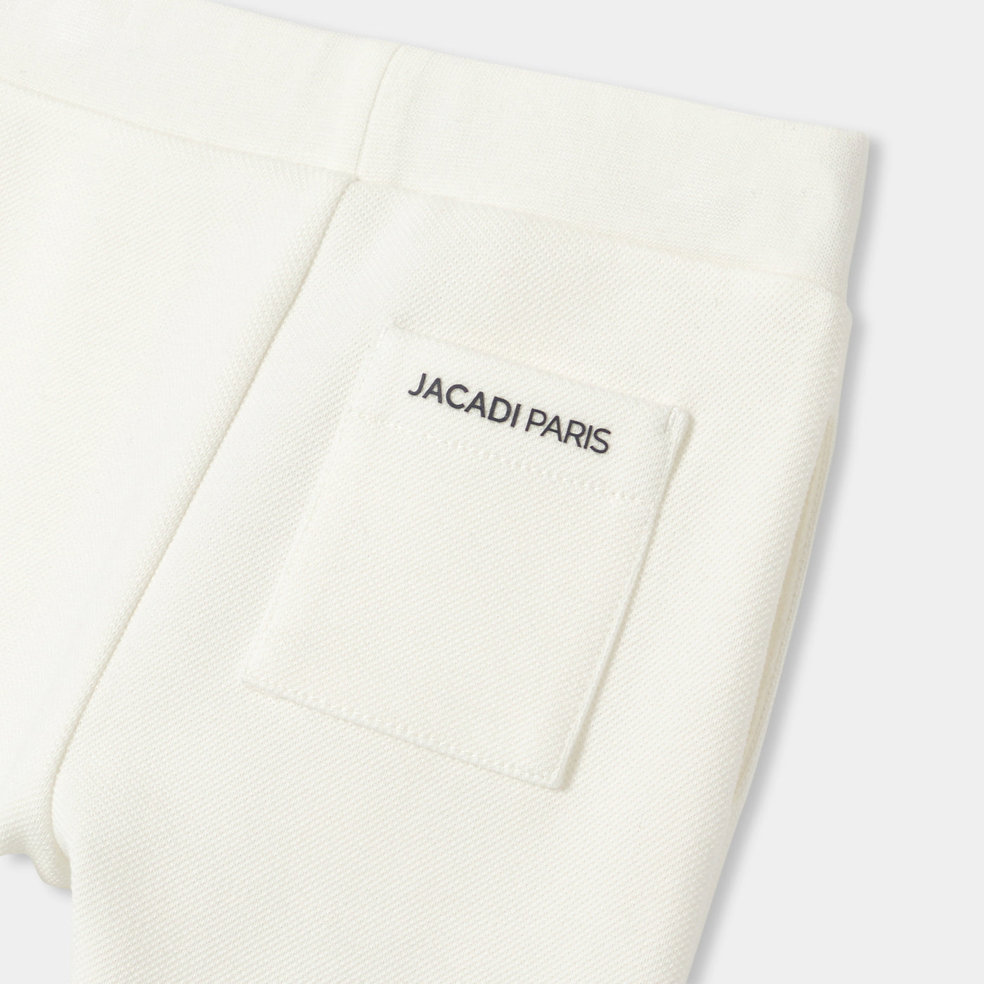 Baby jpiqué joggers - blanc doux jacadi