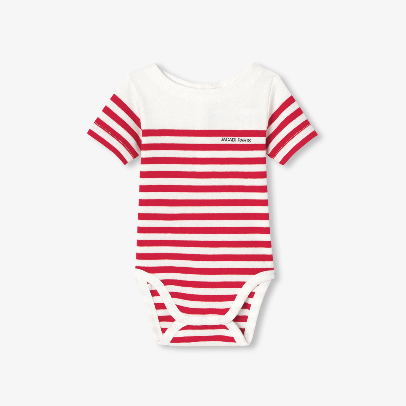 Baby boy sailor bodysuit - blanc/rouge
