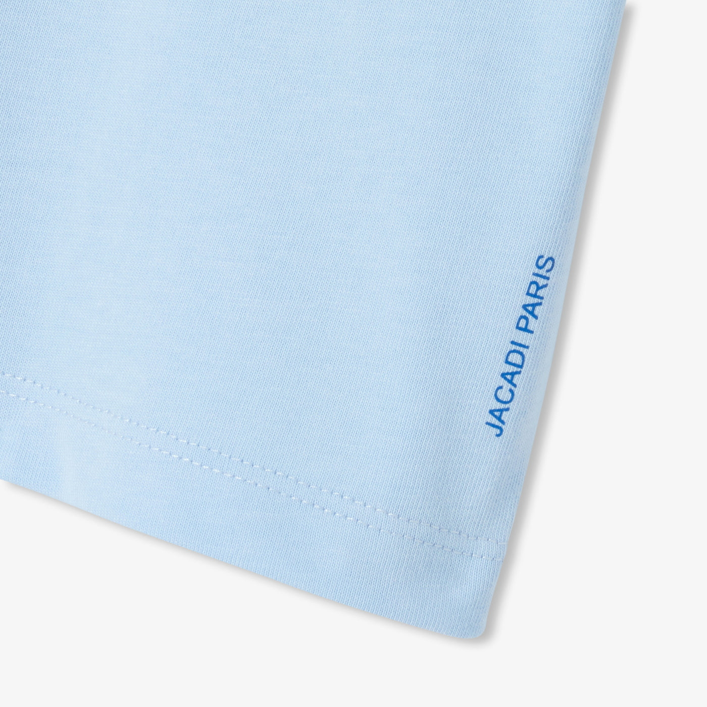 Baby boy short-sleeved cotton T-shirt - bleu clair jacadi