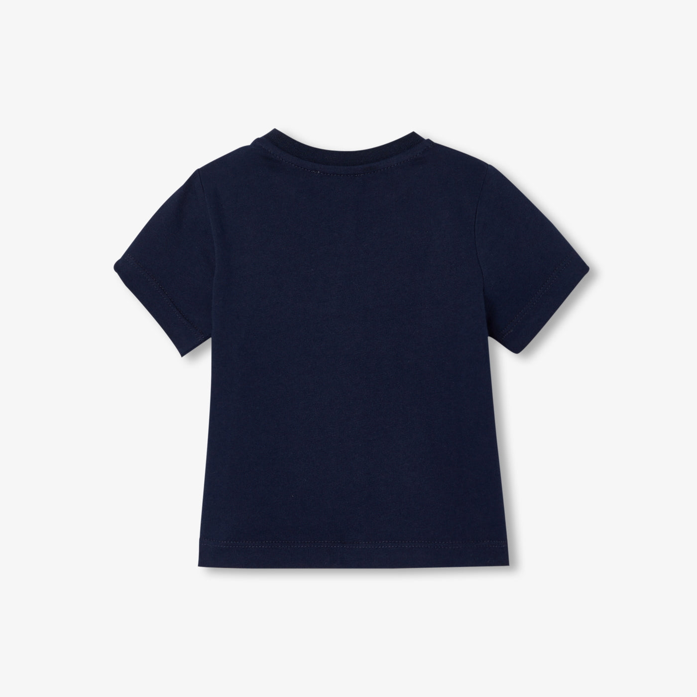 Baby boy short-sleeved cotton T-shirt - encre