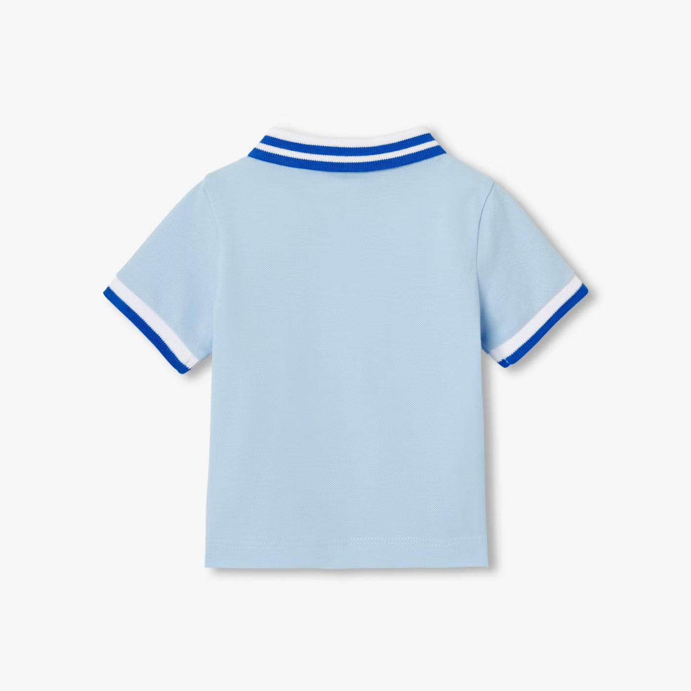 Baby boy short-sleeved polo shirt - bleu clair jacadi