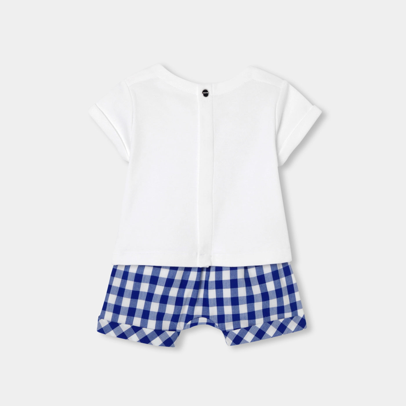 Baby cotton set - blanc/bleu