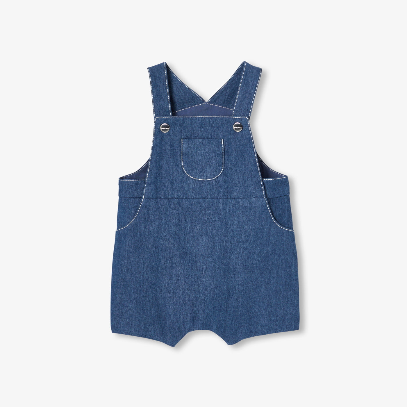 Baby soft denim dungarees - denim fonce