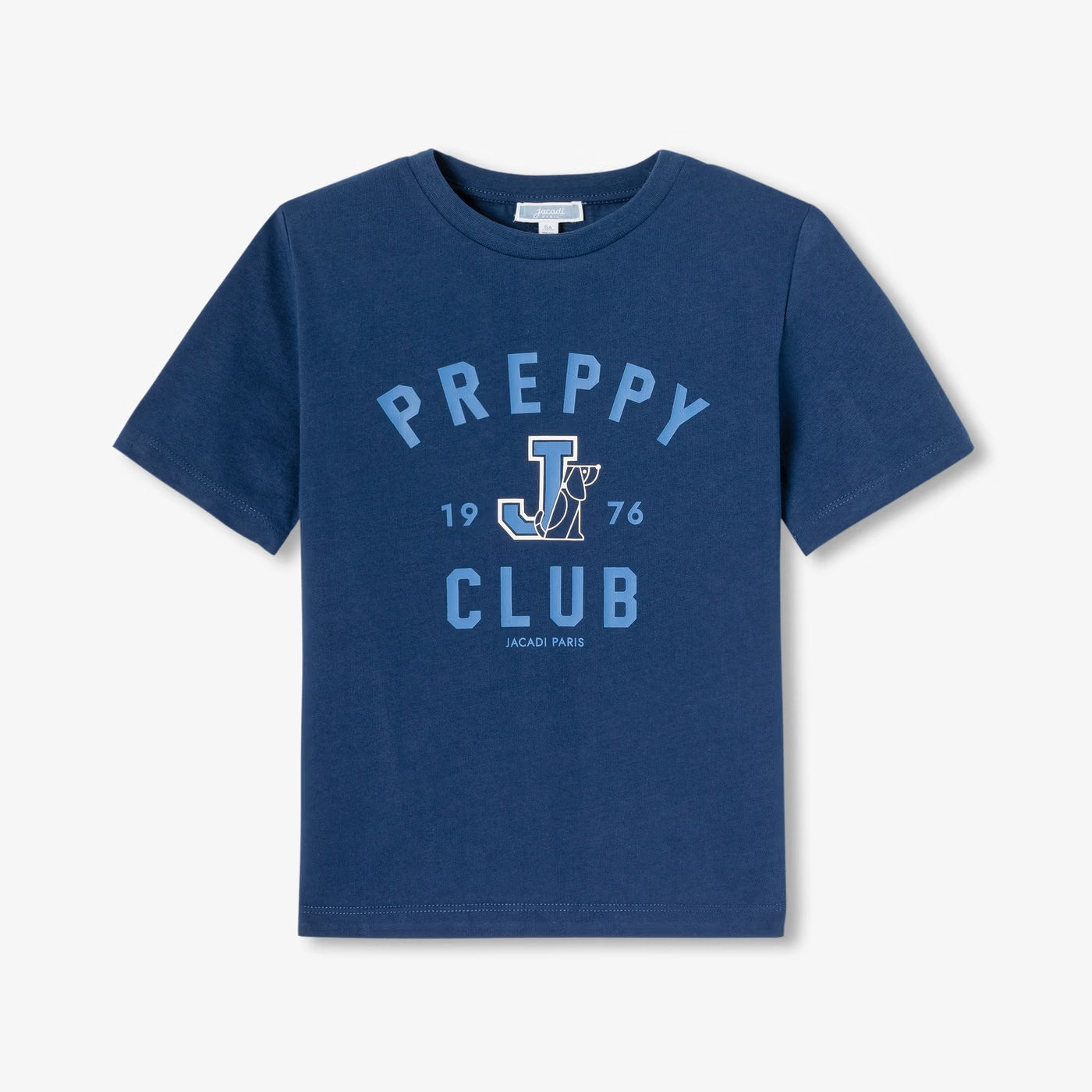 Child unisex cotton T-shirt - bleu fonce