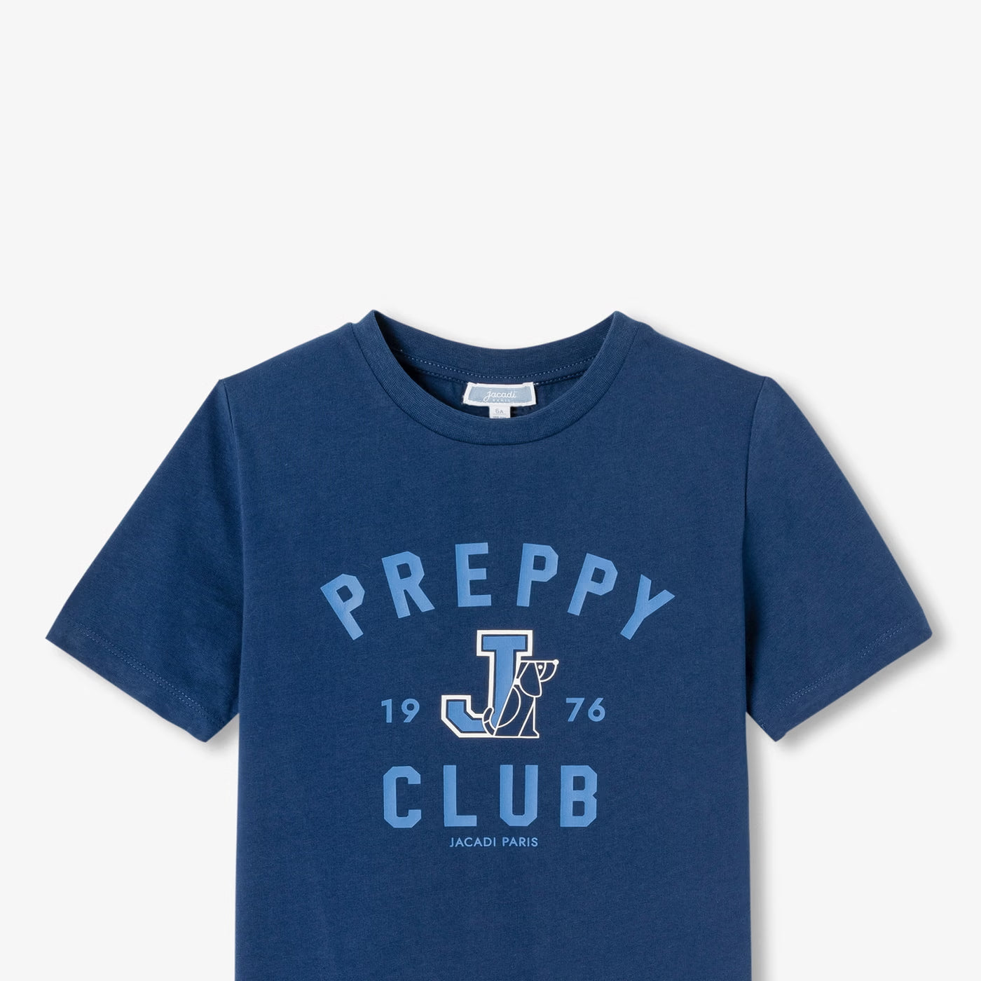 Child unisex cotton T-shirt - bleu fonce