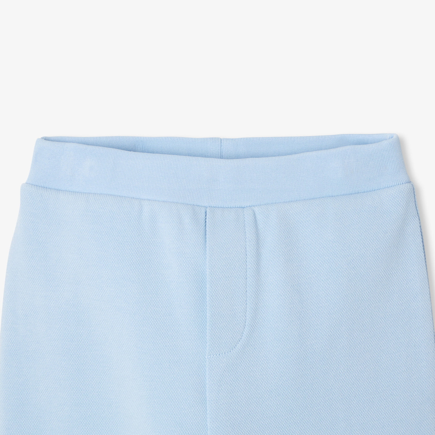 Boys' double-sided piqué jogging pants - bleu clair jacadi