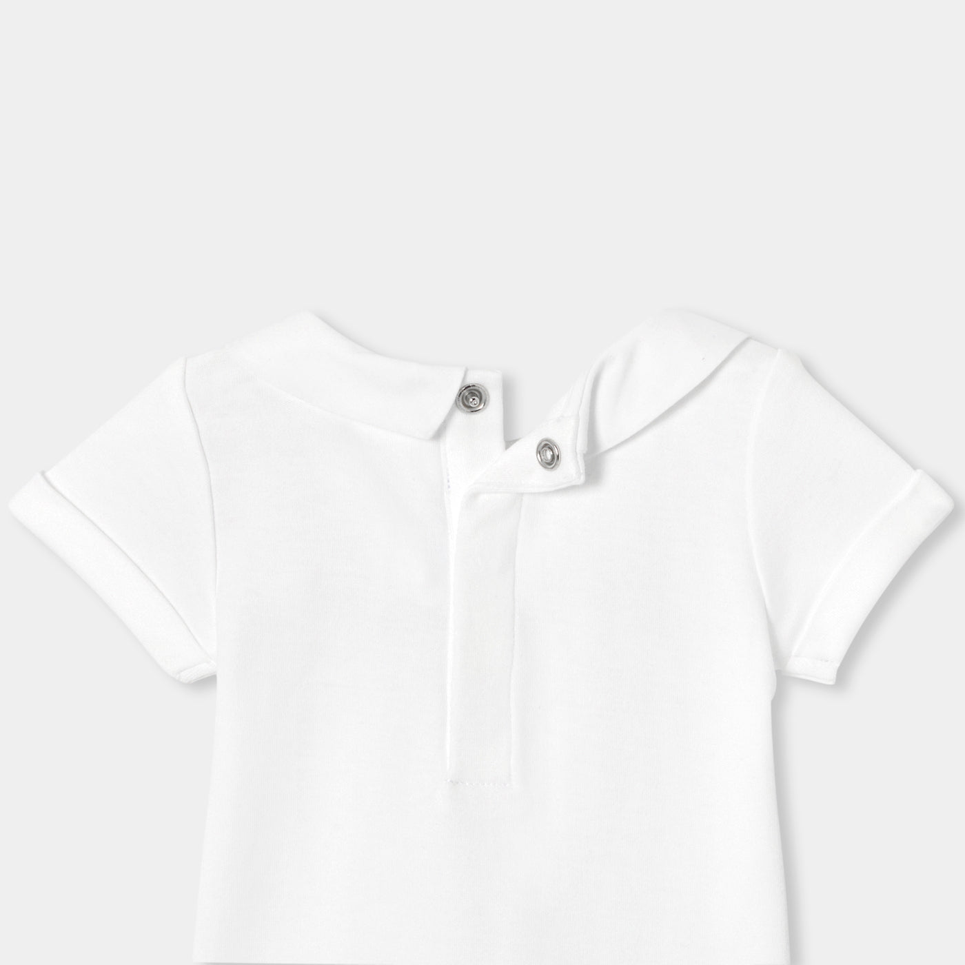Baby boy short-sleeved cotton bodysuit - blanc jacadi