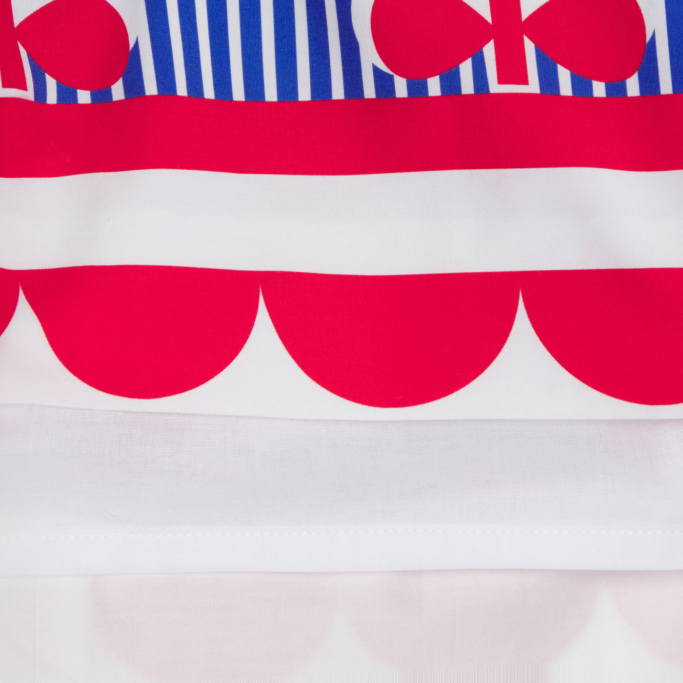 Girl striped poplin dress - bleu/multico