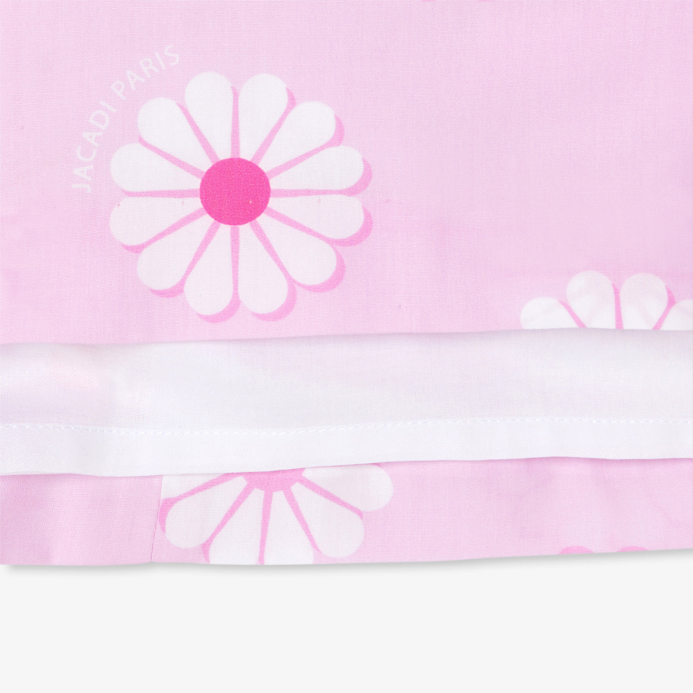 Girl poplin dress - rose/multico