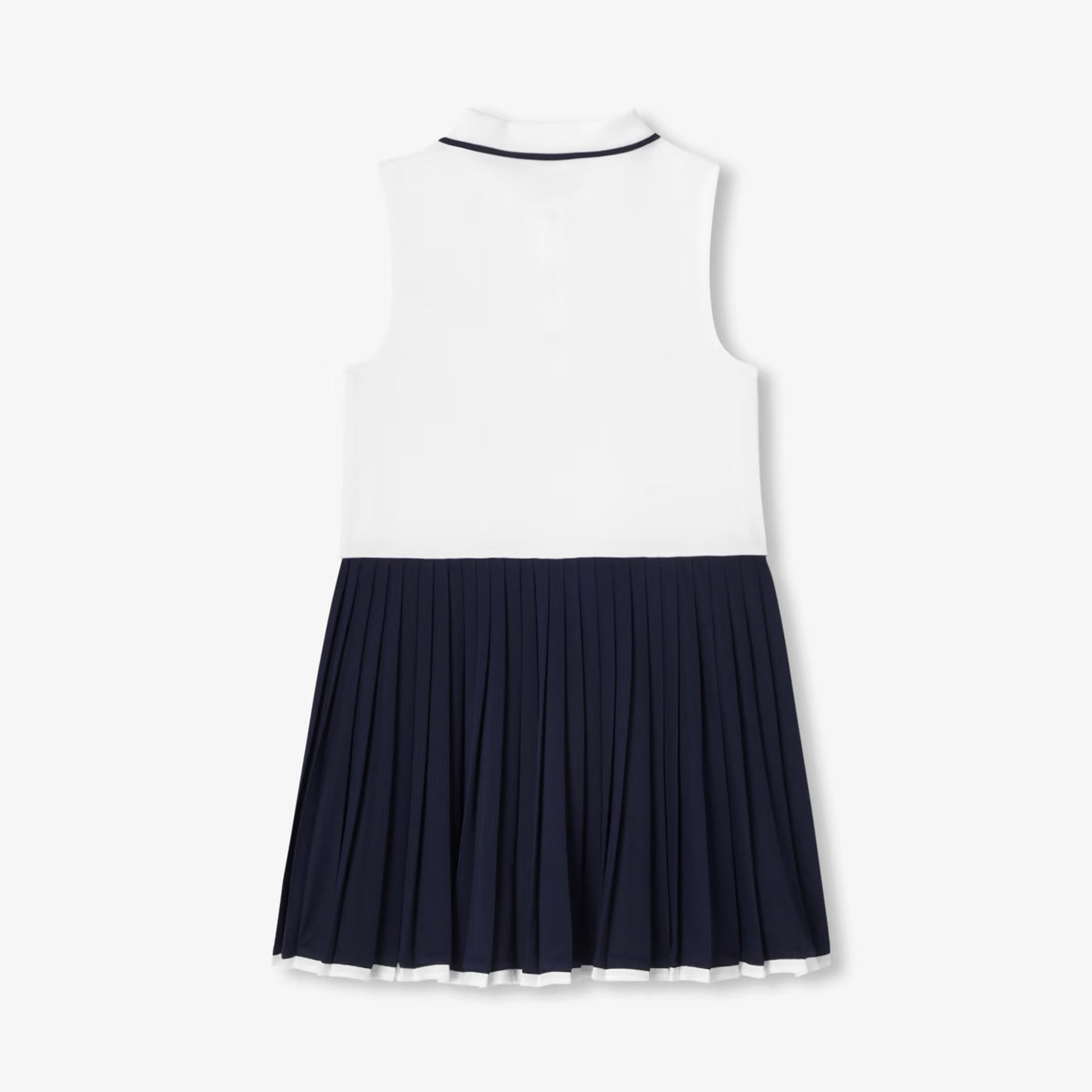 Girl tennis-style dress - blanc/marine